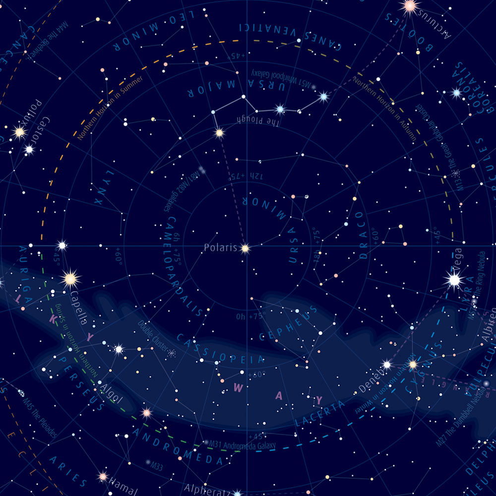 Current Night Sky Map Night Sky Map Poster – Astronomy Now Shop