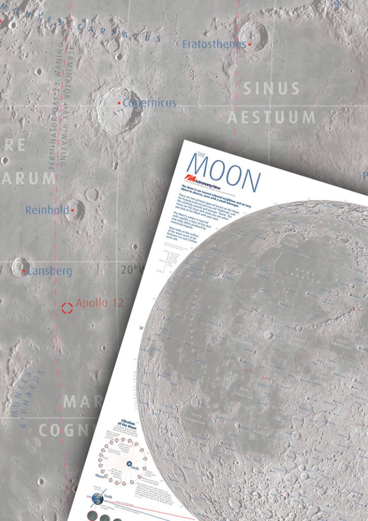 Moon Map Poster – Astronomy Now Shop