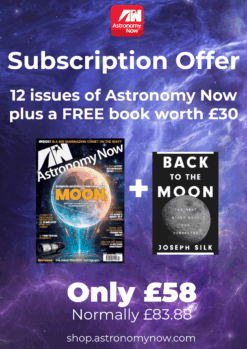 Astronomy Now One Year Subscription + Free 'Back to the Moon' Book